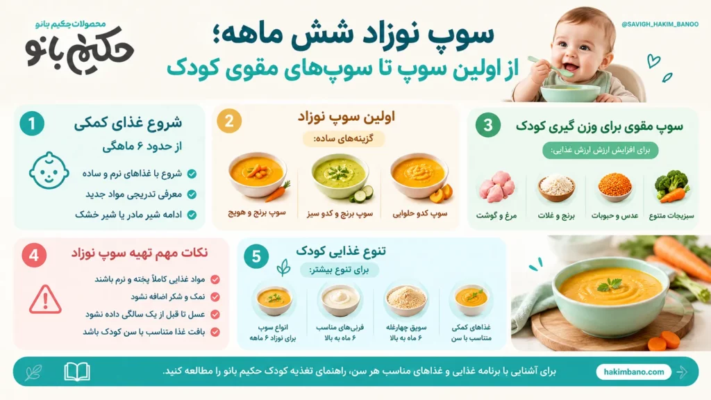 سوپ مقوی برای نوزاد