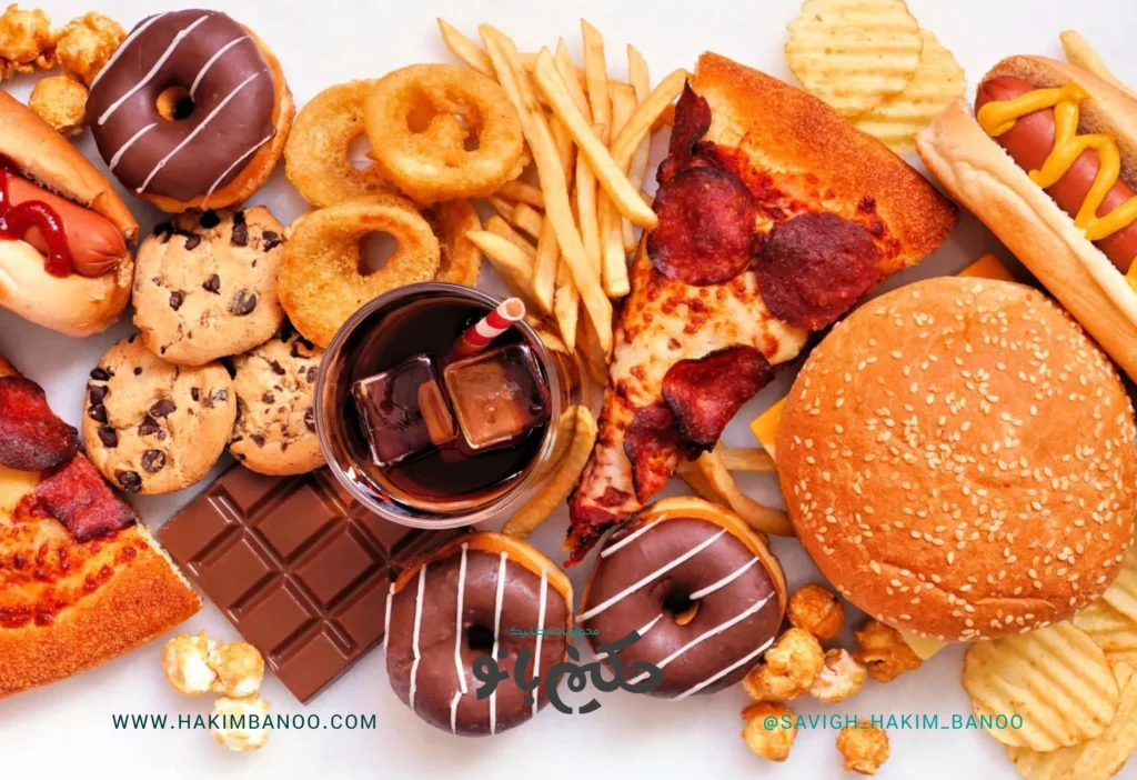 غذای نا سالم وفست فود